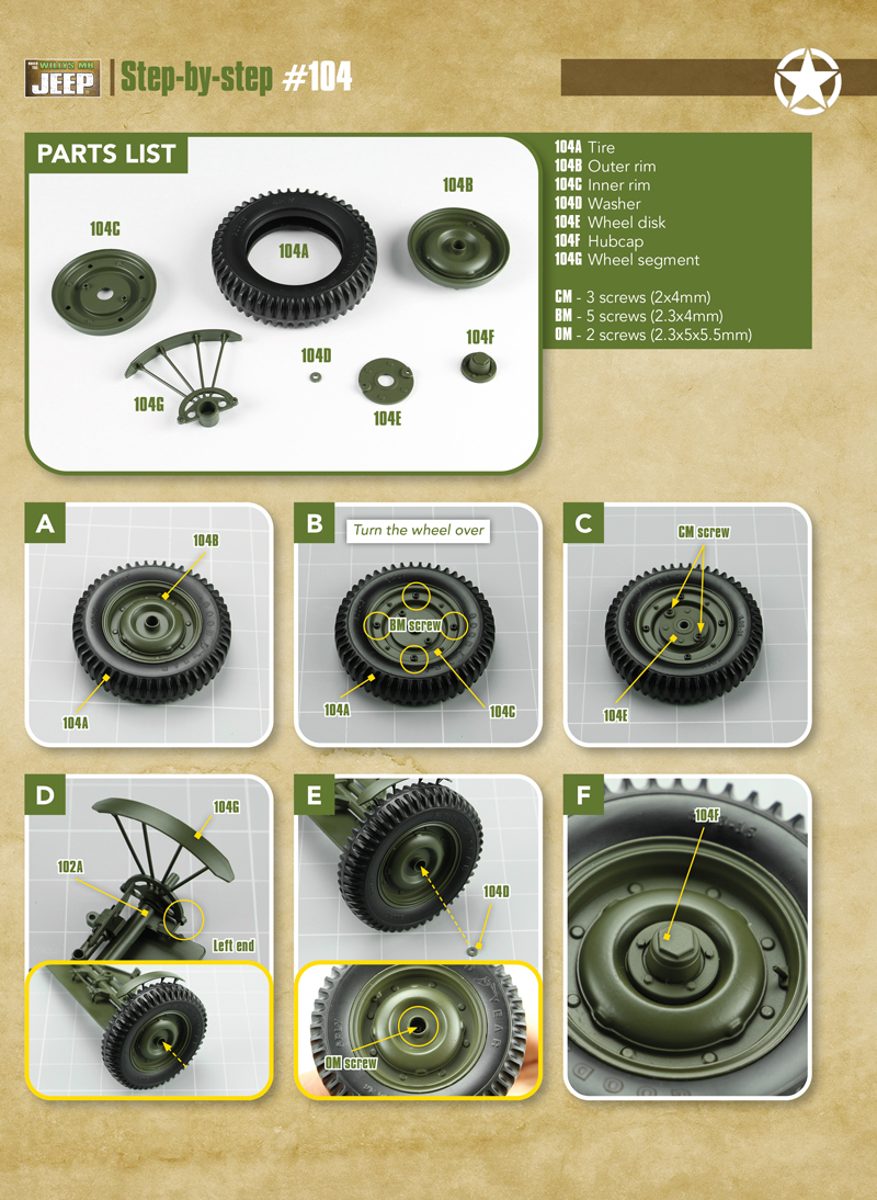 Part 104 (The pieces of #part 104 are in the pack 10.)