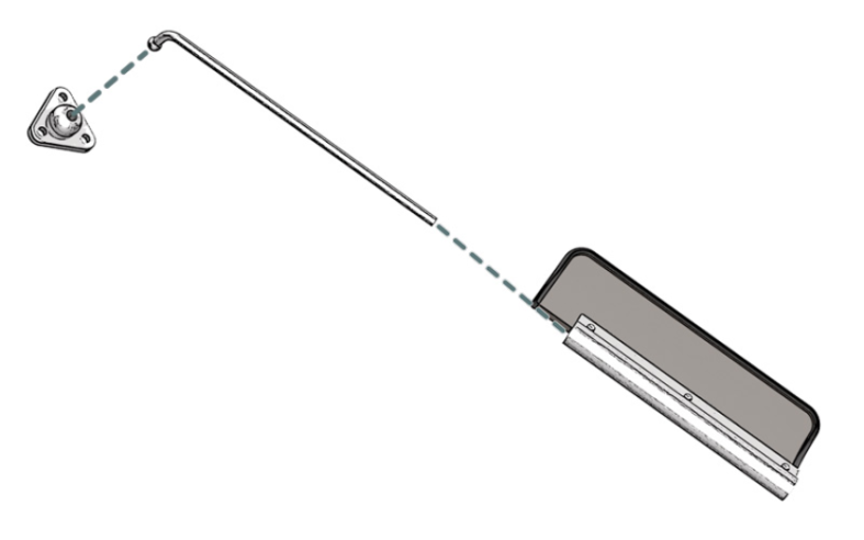 Place the right sun visor support bracket (71A) at the right front corner of the roof lining (69A), then secure it with three NP screws.