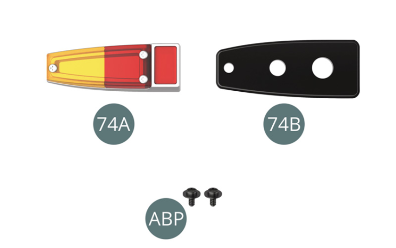 Schraube ABP M 1,4 x 3 x 4 mm (x 2) 