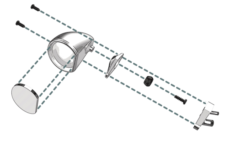 Place the left door hinge (80B) on the bodywork (66A) and secure with two AAM screws. Check that the left door opens and closes correctly.