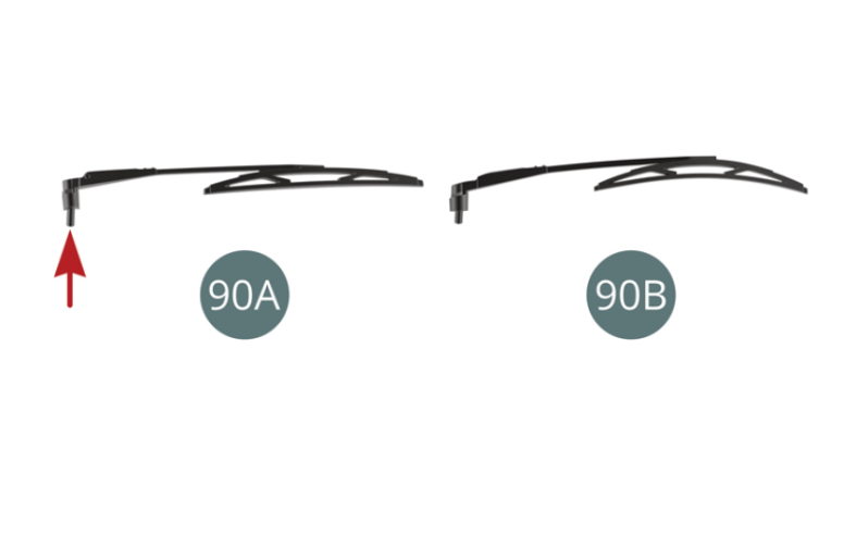 90B Right windscreen wiper