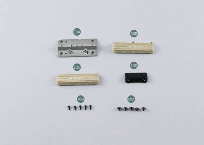 30D VerbindungsstückSchraube AM M 1,7 x 4 mm (x 5) Schraube UM M 1,7 x 3 mm (x 5) 