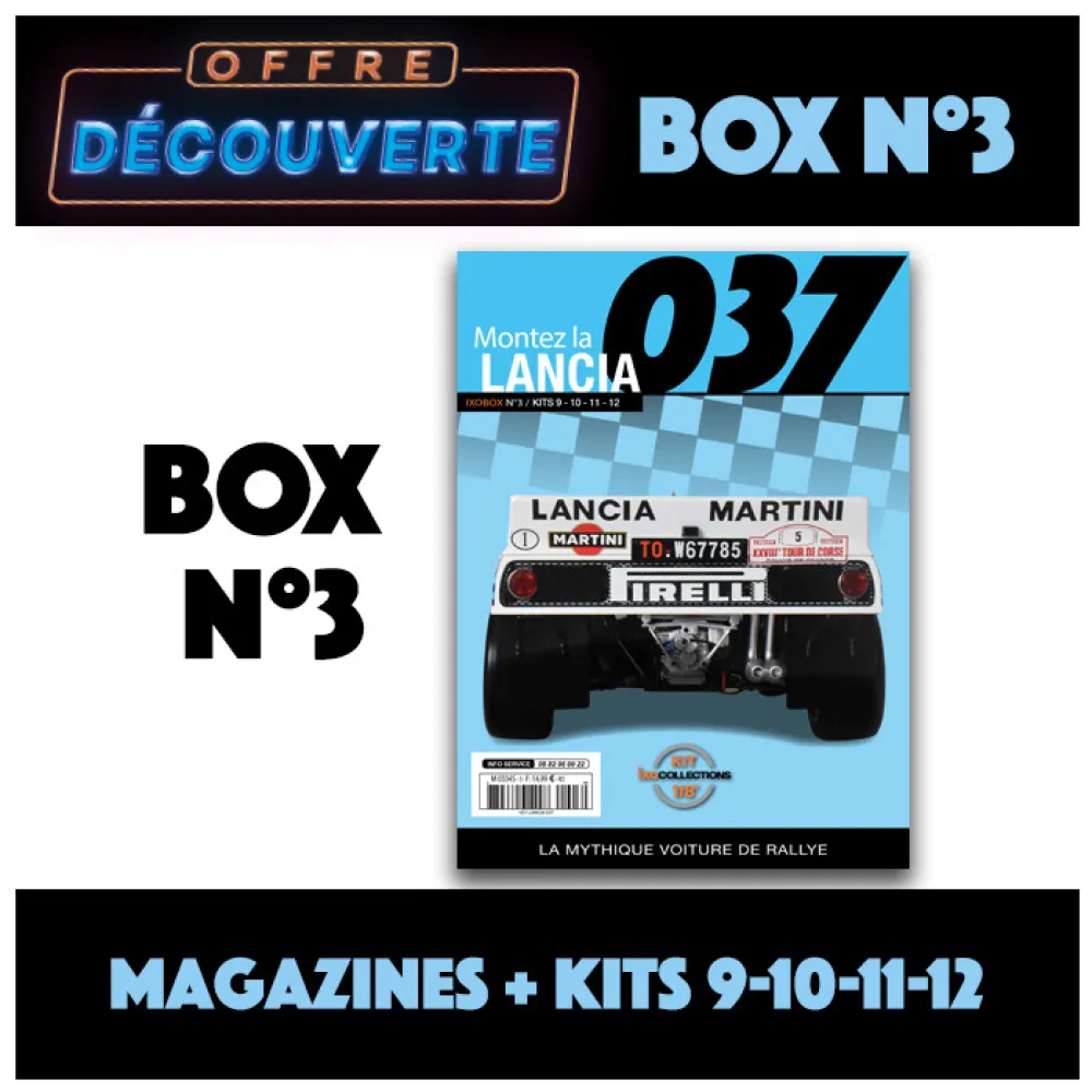 OFFRE DECOUVERTE - Lancia 037 BOX 3 - Ixo Collections