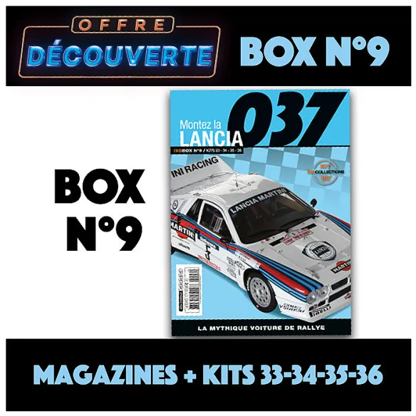 OFFRE DECOUVERTE - Lancia 037 BOX 9 - IXO COLLECTIONS