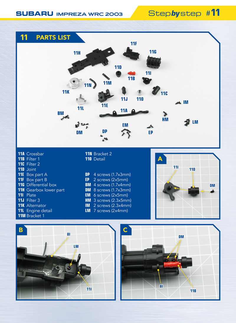 Part 11 (The pieces of #part 11 are in the pack 1.)