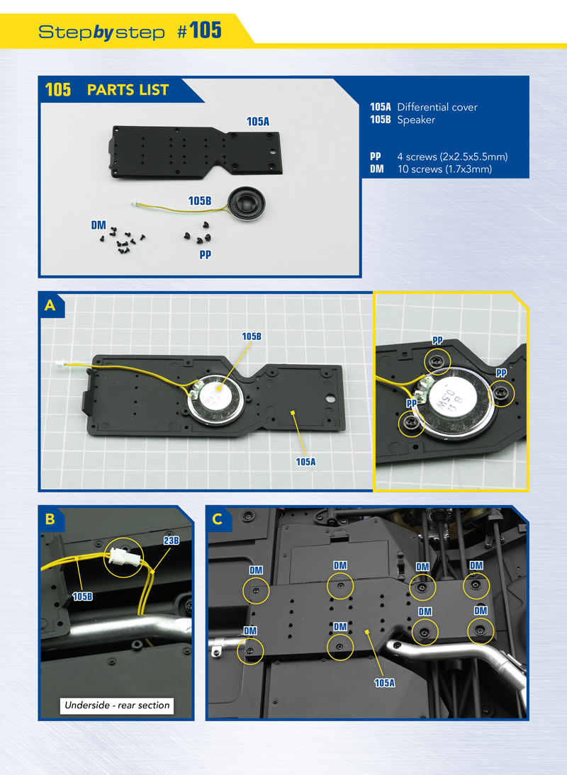 Part 105 (The pieces of #part 105 are in the pack 7.)