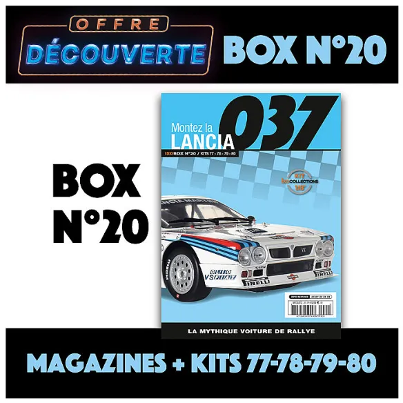 OFFRE DECOUVERTE - Lancia 037 BOX 20