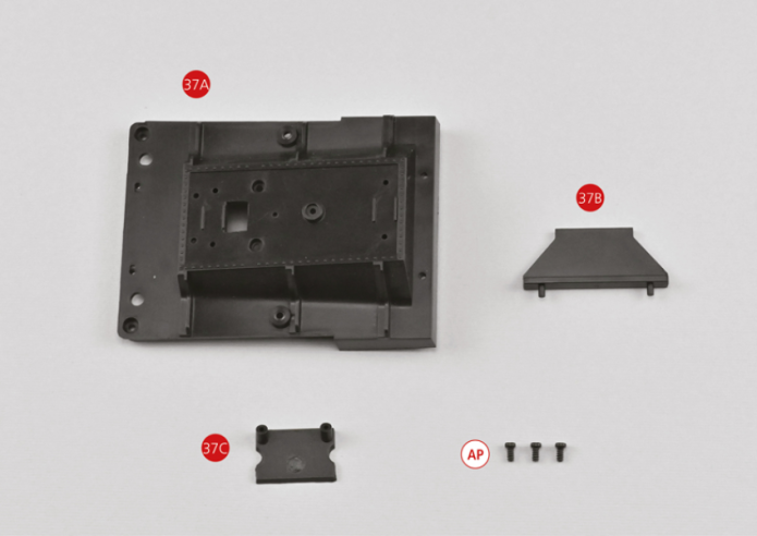 37A Caisson des brûleurs37B Séparateur37C SupportVis AP M1,7 x 4 (2 + 1)