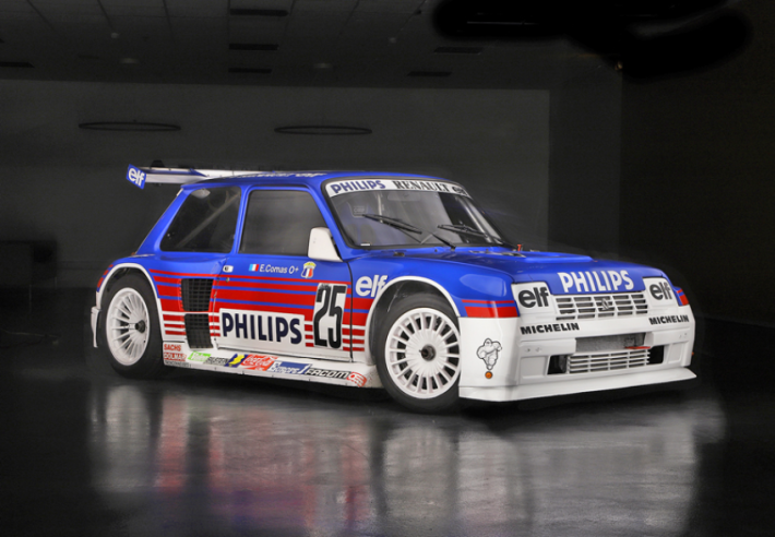 The Renault 5 Maxi Turbo in which Erik Comas won the French Super Production Championship in 1987. © IXO Collections SAS - Tous droits réservés. Crédits photo ©  Renault D.R. / Archives et Collections