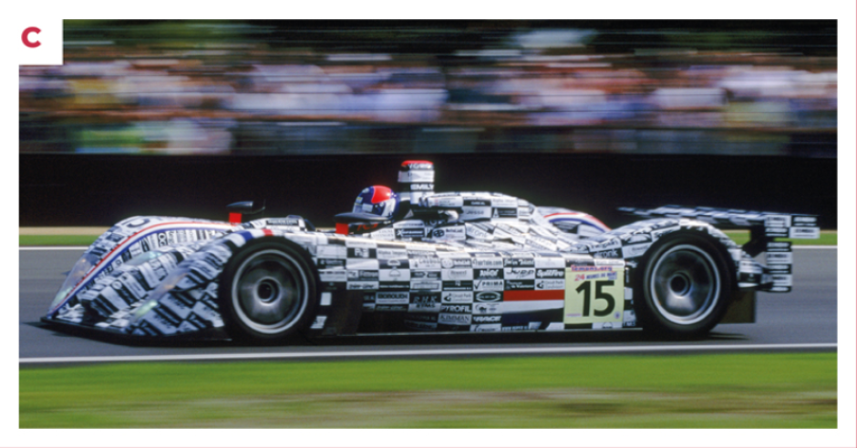 C. La Dome S101 de l’équipe Racing for Holland aux 24 Heures du Mans 2003, où elle obtient une sixième place absolue en améliorant son résultat de 2002. © IXO Collections SAS - Tous droits réservés. 