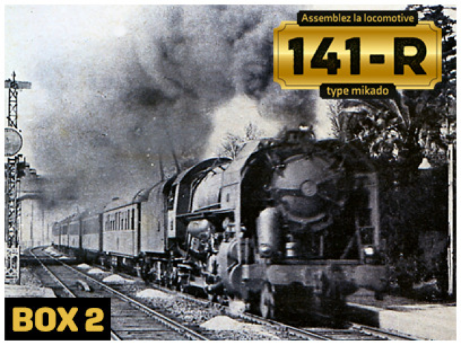 Les 141-R et les grands trains de voyageurs