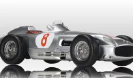 Assemble the number 8 Mercedes-Benz W 196 R, victorious with Fangio