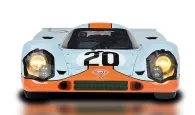 Relive the magic of the racetrack with the Porsche 917KH in its iconic Gulf livery