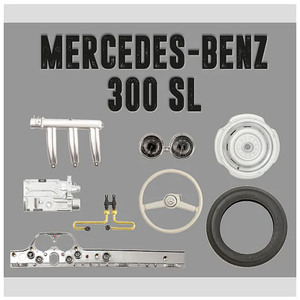 Piezas de repuesto Mercedes 300 SL (gris)